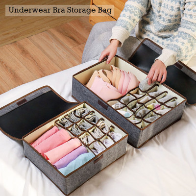 Underwear Bra Storage Bag : 17 Grid
